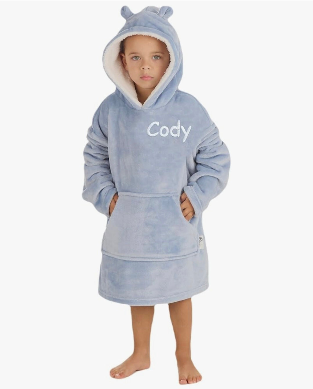 Kids personalised Hoodie Blanket