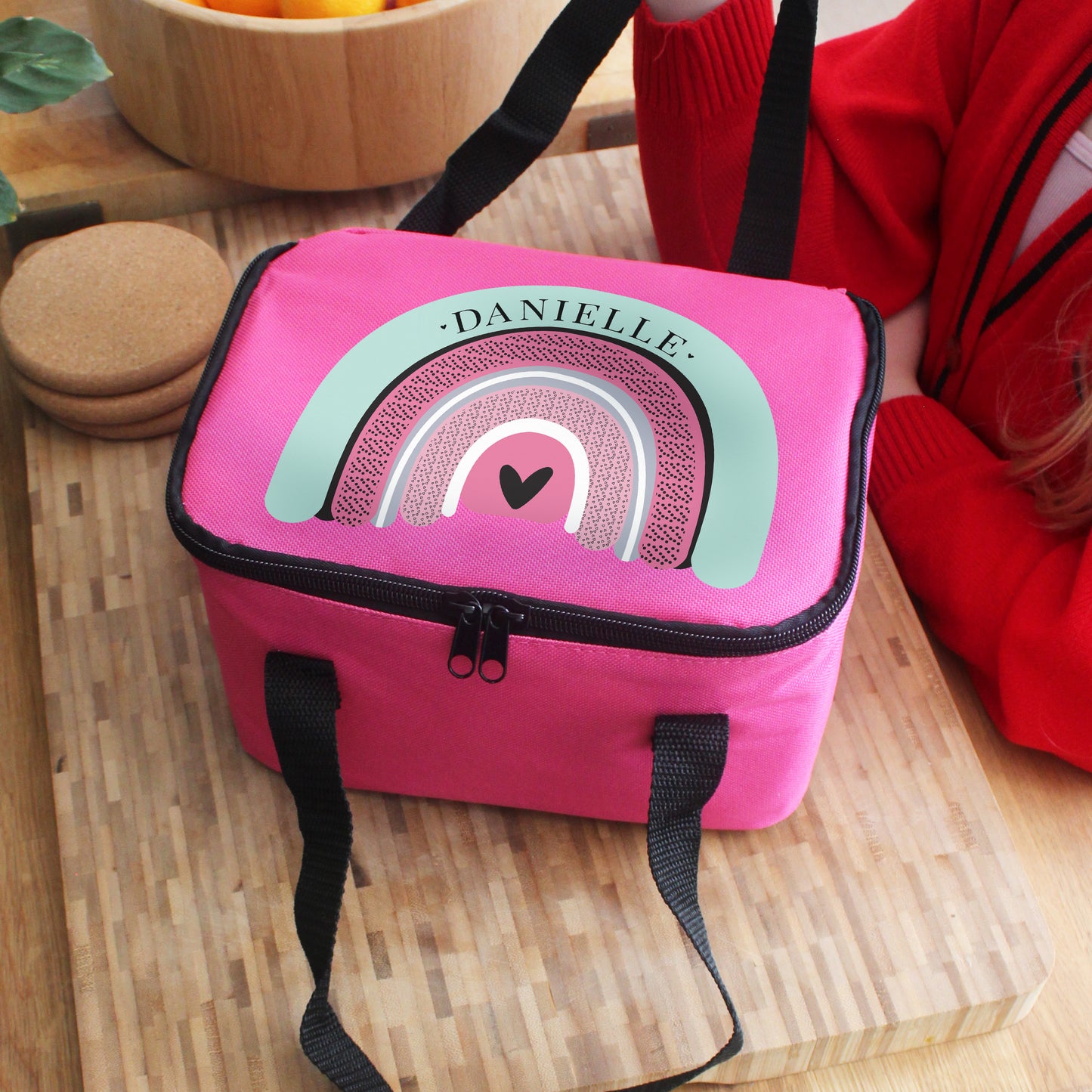 Personalised Rainbow Lunch Bag