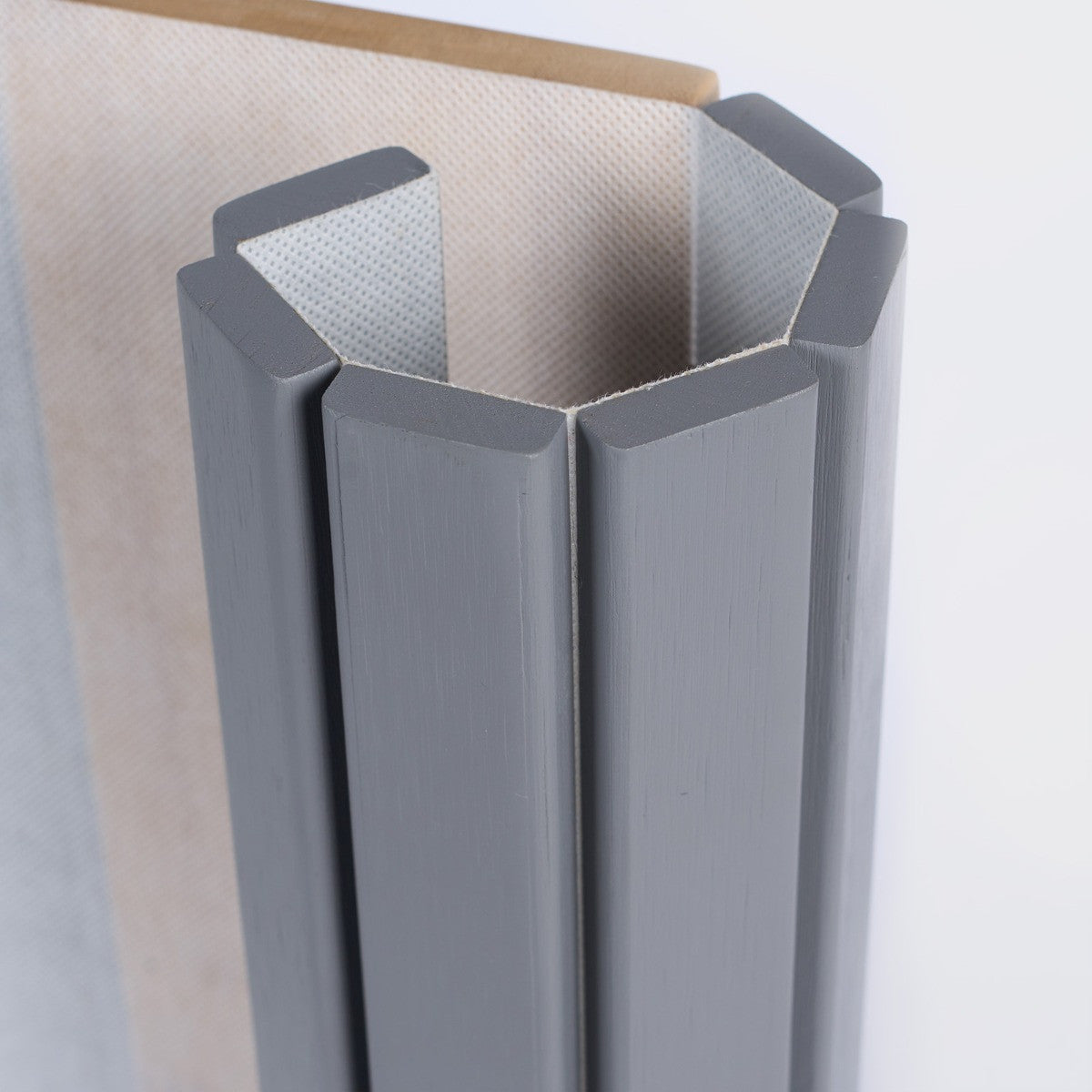 Wooden Sofa Arm Tray - Natural/Grey