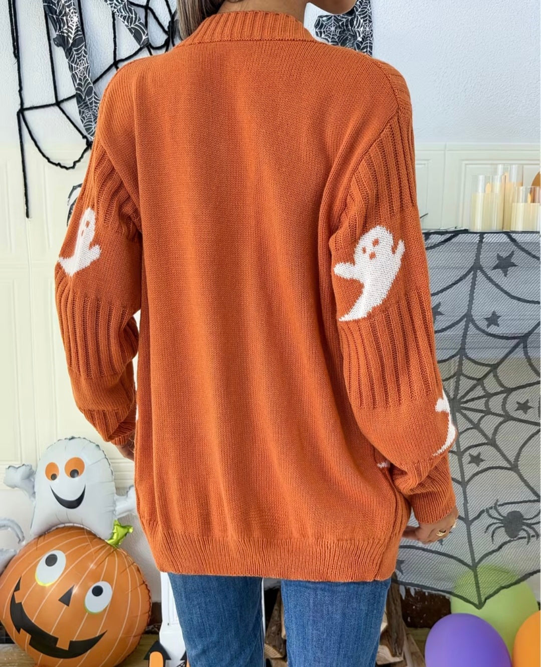 Ladies ghost cardigan