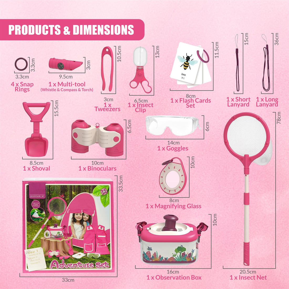 Girls adventure kit