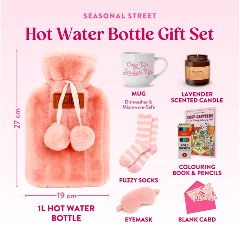 Hot Water Bottle Gift Set