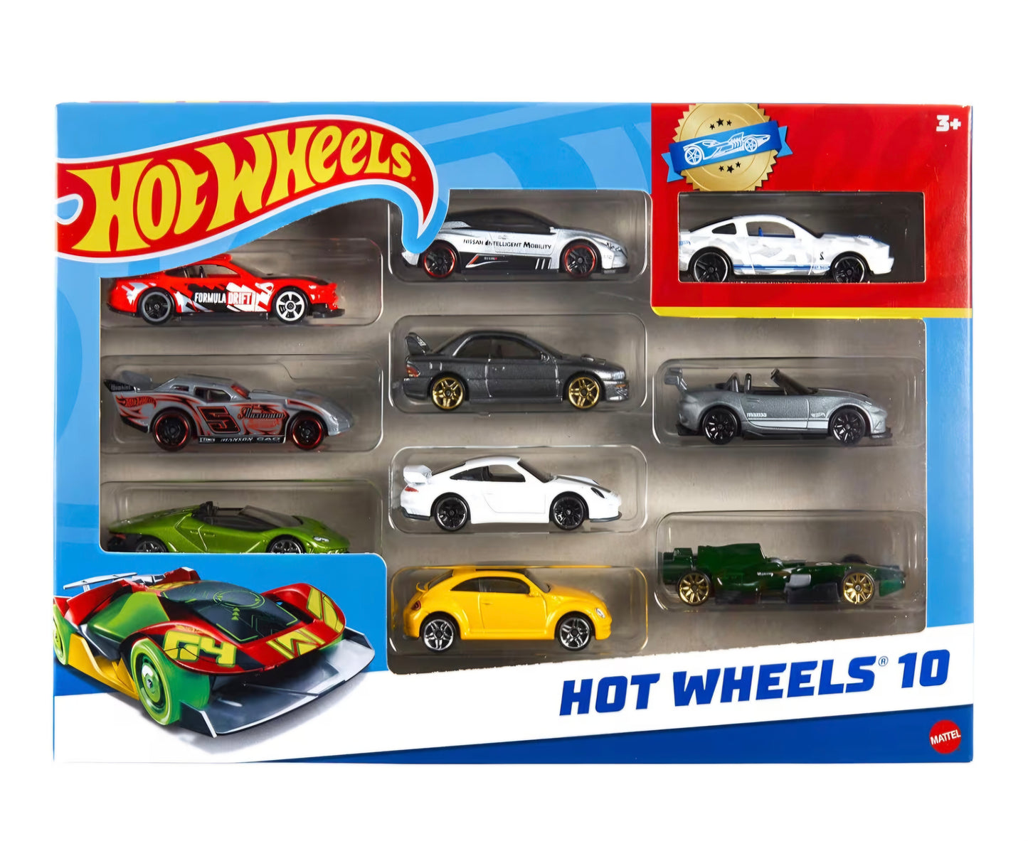 Hot Wheels 10-Pack (Styles May Vary)