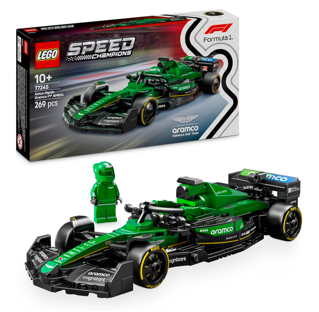Green Racing Car Building Blocks