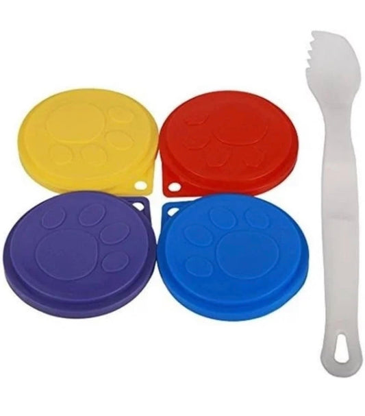 Pet Food Can Covers with Spoon