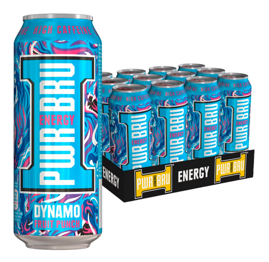 Pwr bru dynamo fruit punch x12