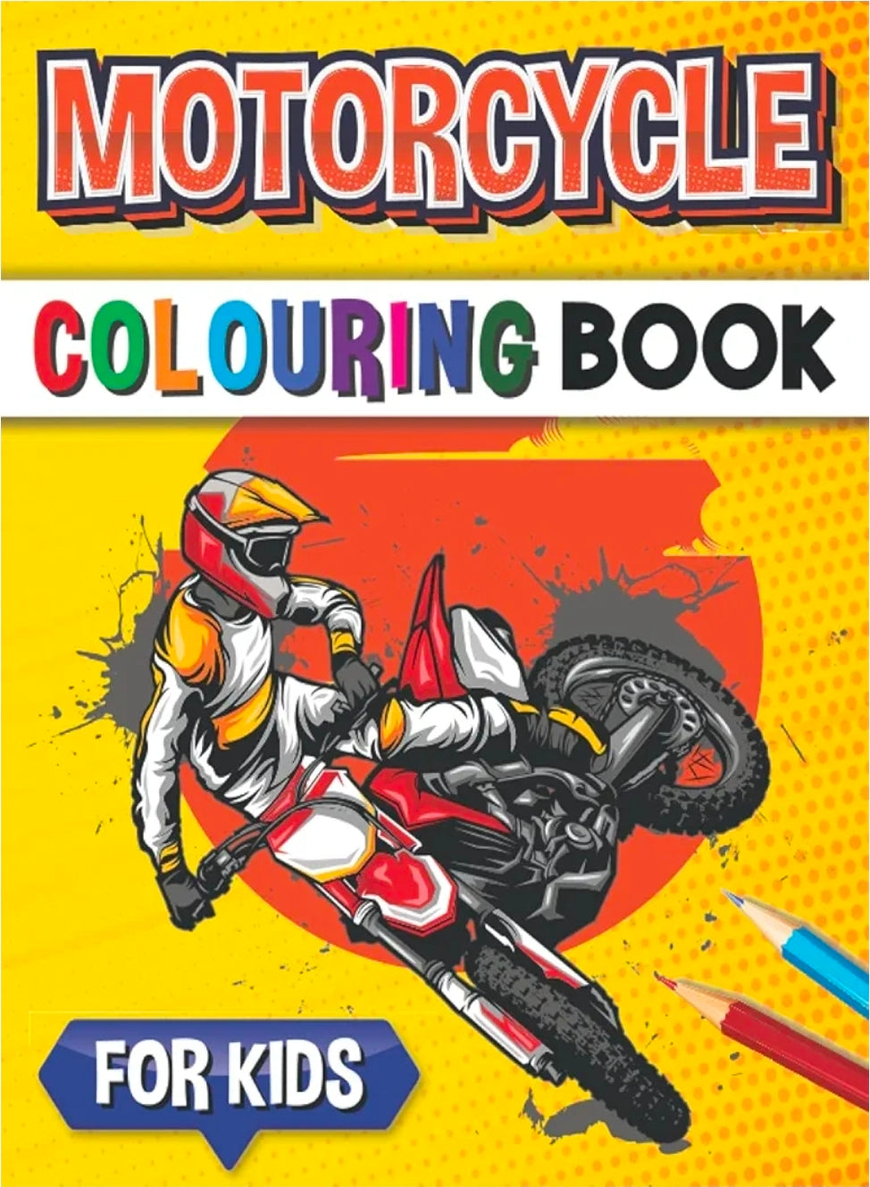 Motorcycle Colouring Book