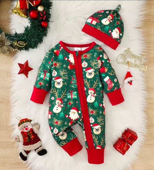 Cute Christmas Sleepsuit
