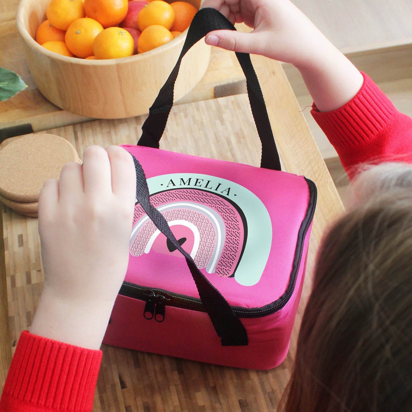 Personalised Rainbow Lunch Bag