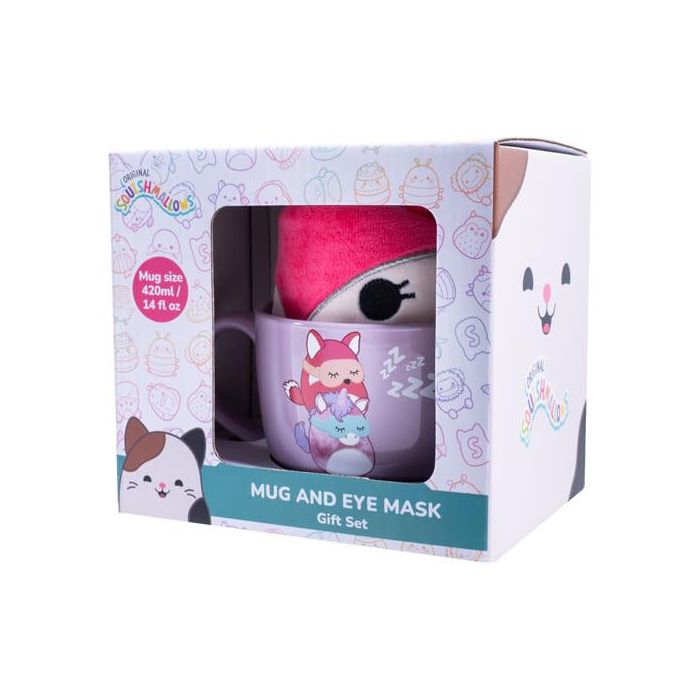 Squishmallows Mug and Eye Mask Gift Set