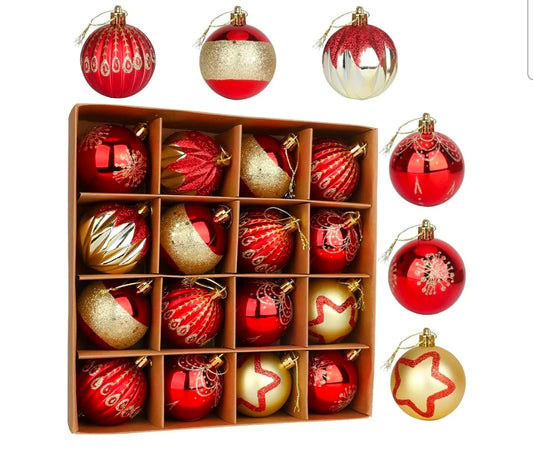 16pc Baubles