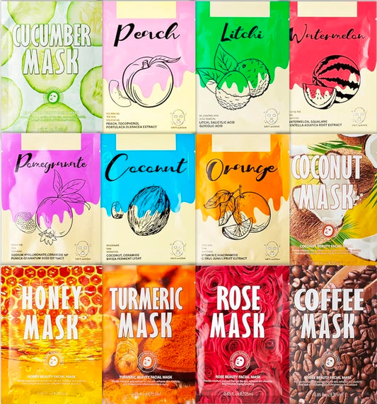 12Pk Face Masks