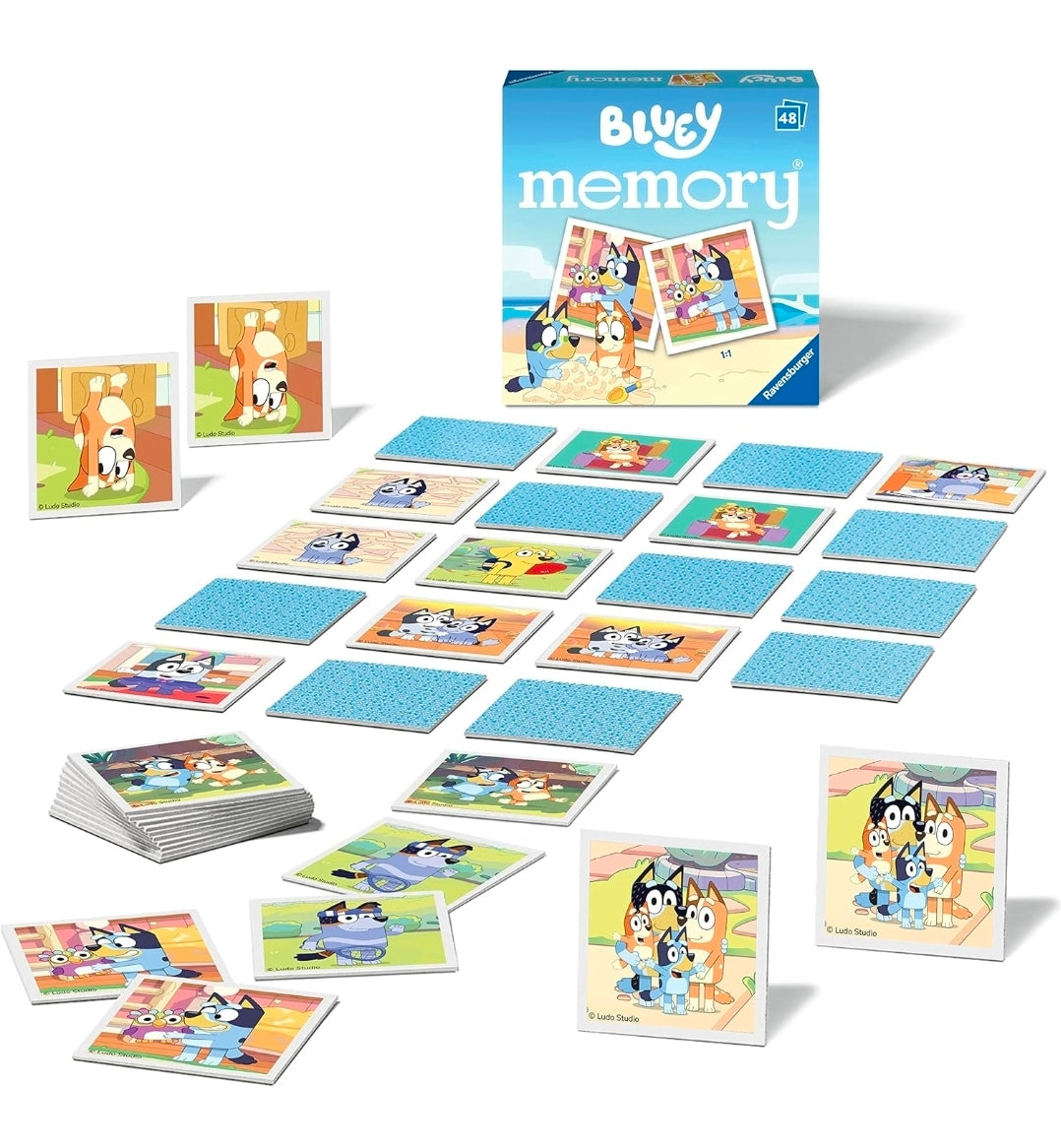Blue Dog Memory Game