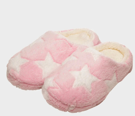 Ladies Star Mule Slippers