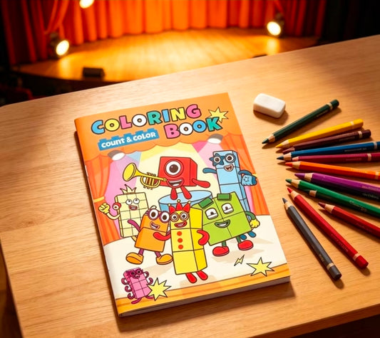 Numberblocks Colouring Book