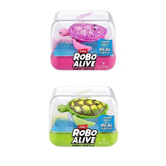 Robo Alive Turtle 2 Pack - Green & Pink