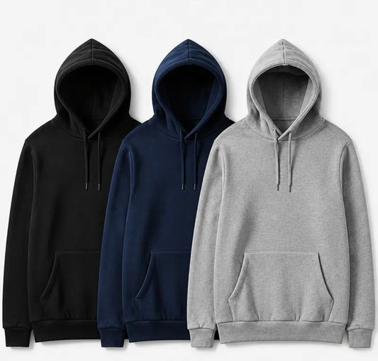 Set Of 3 Men's Hoodies
