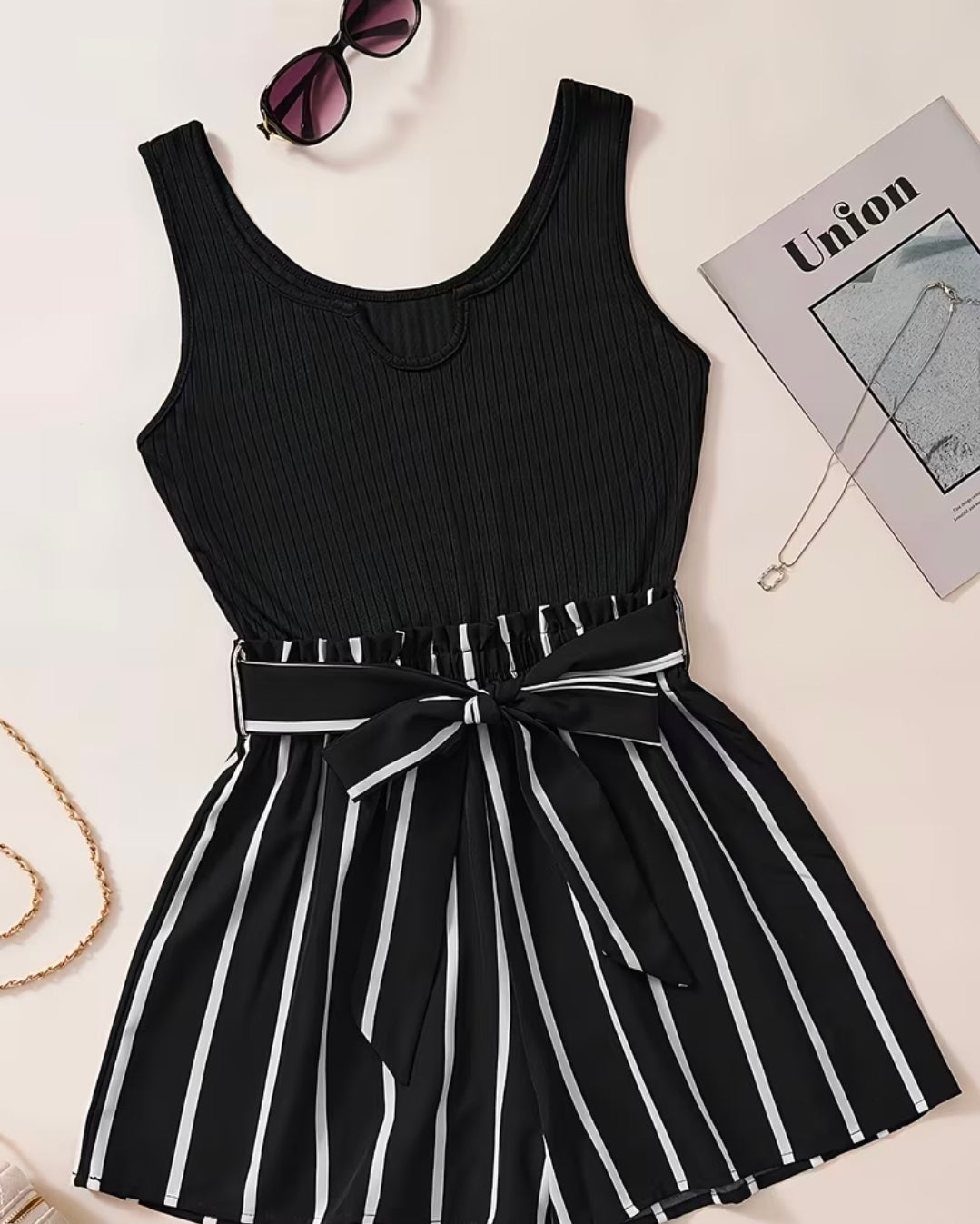 Pinstripe Jumpsuit