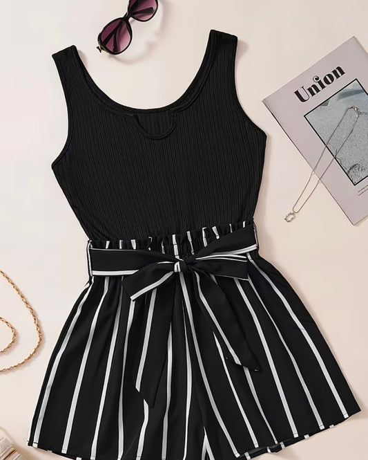 Pinstripe Jumpsuit