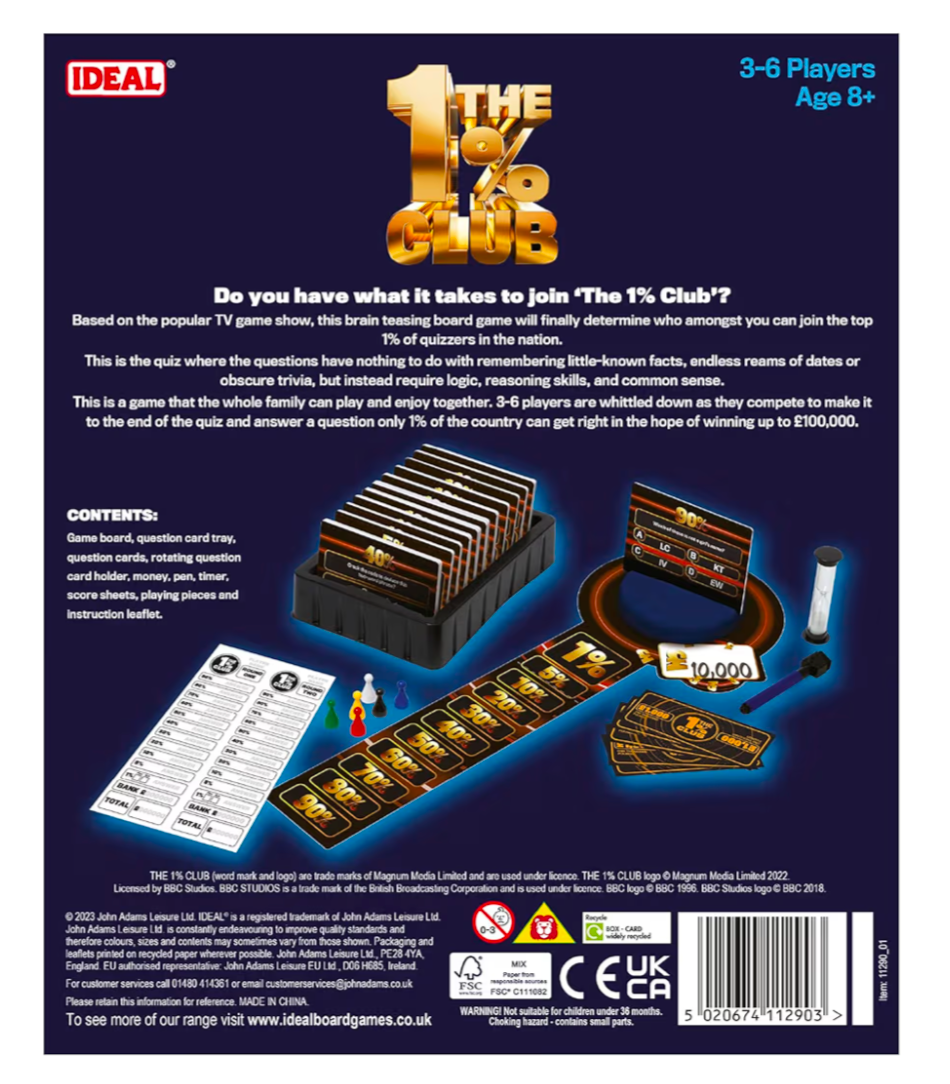 The 1% Club Board Game