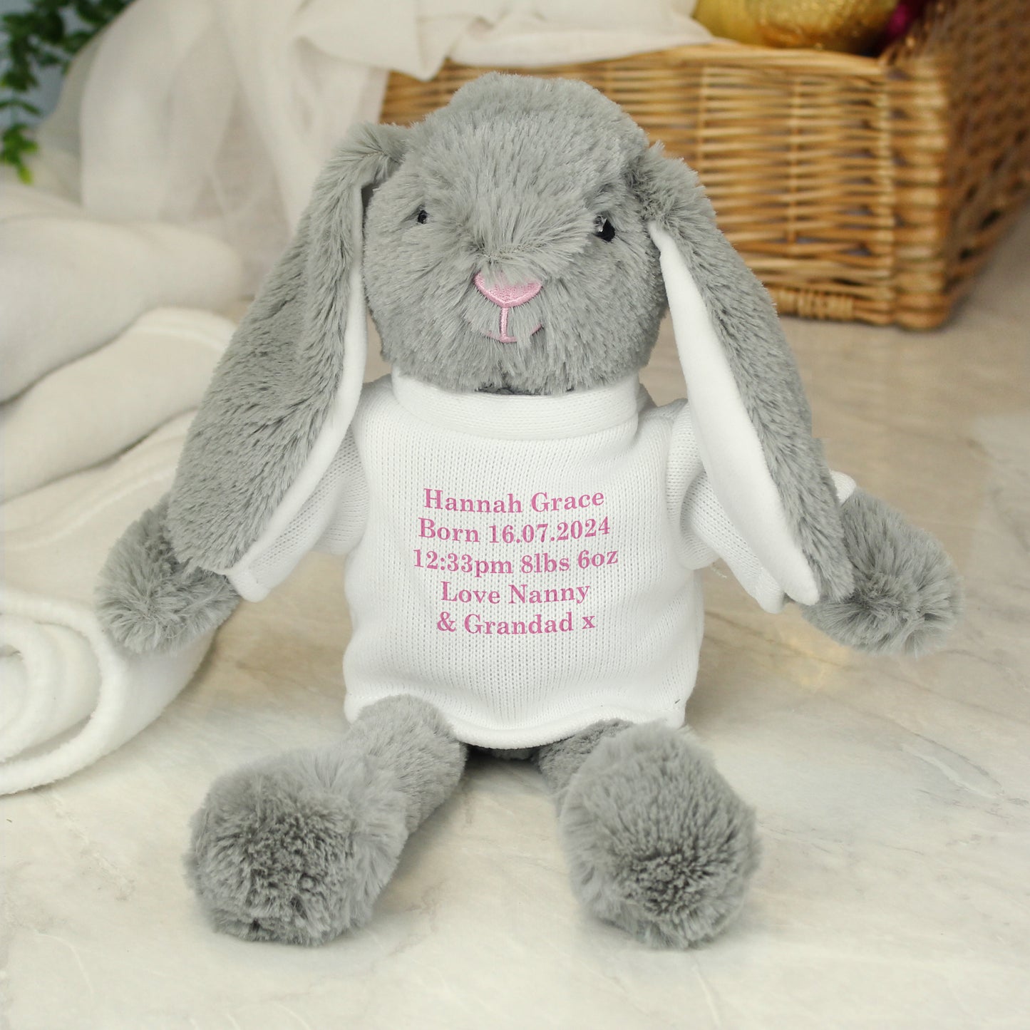 Personalised Message Bunny