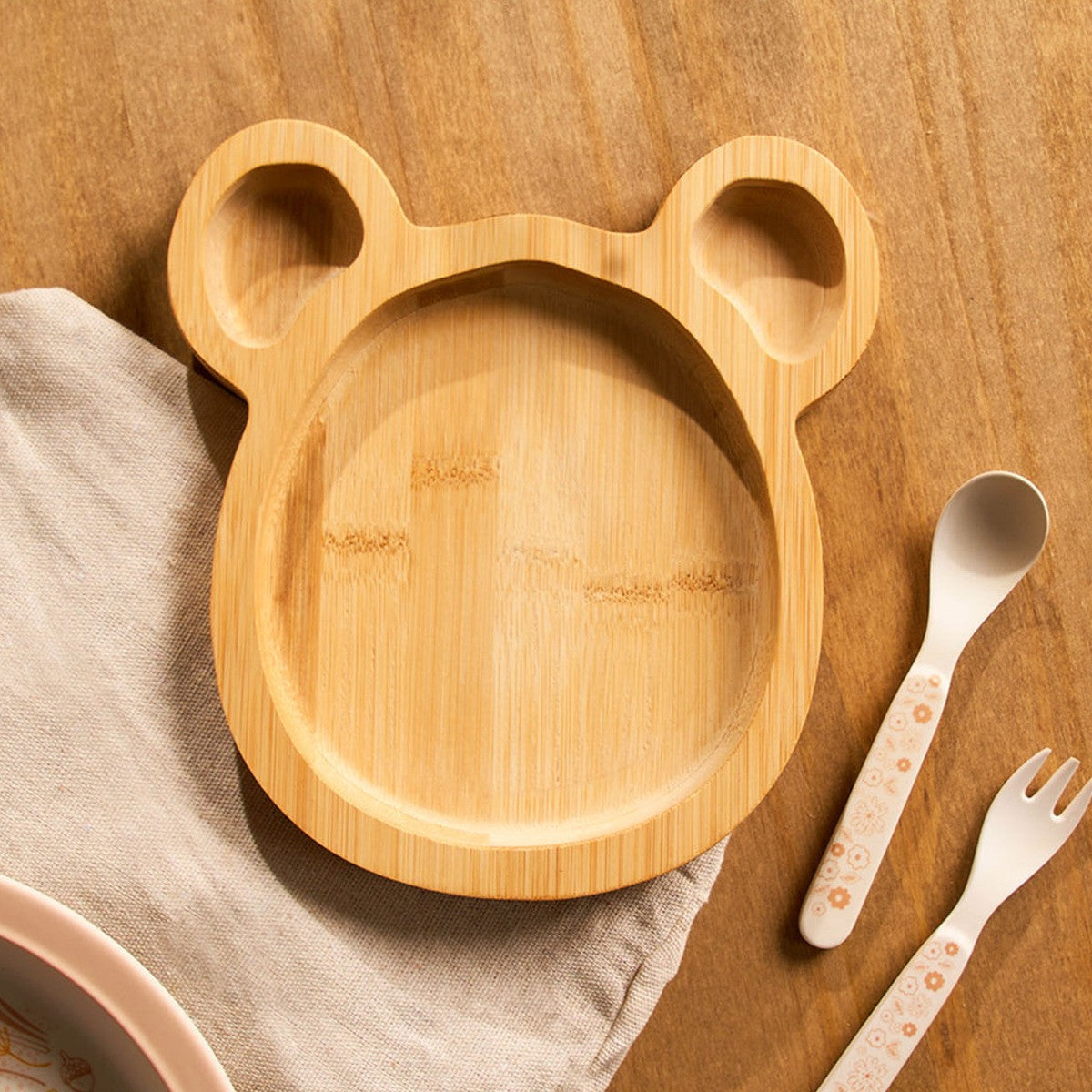 Kids Wooden Bear Serving Board