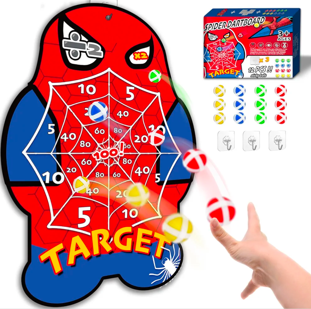 Spider ball toss game