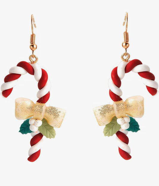 Candy Cane Earrings
