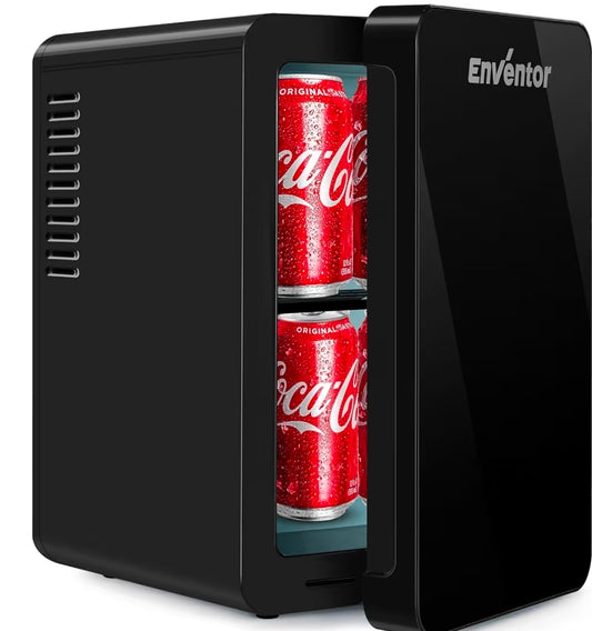 Enventor Mini Fridge 6 Litre, 8 Cans