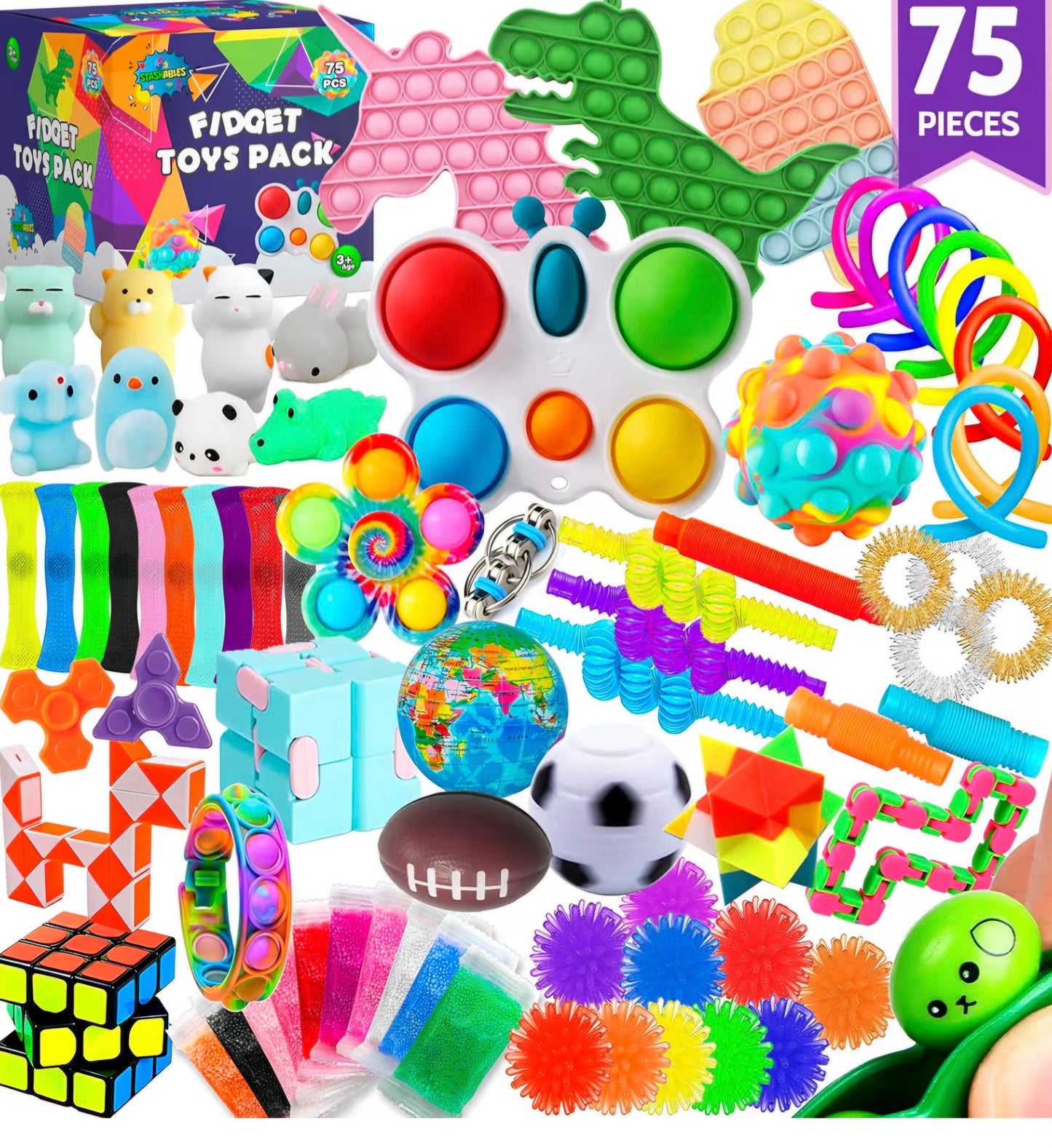 75 pcs Fidget Toys