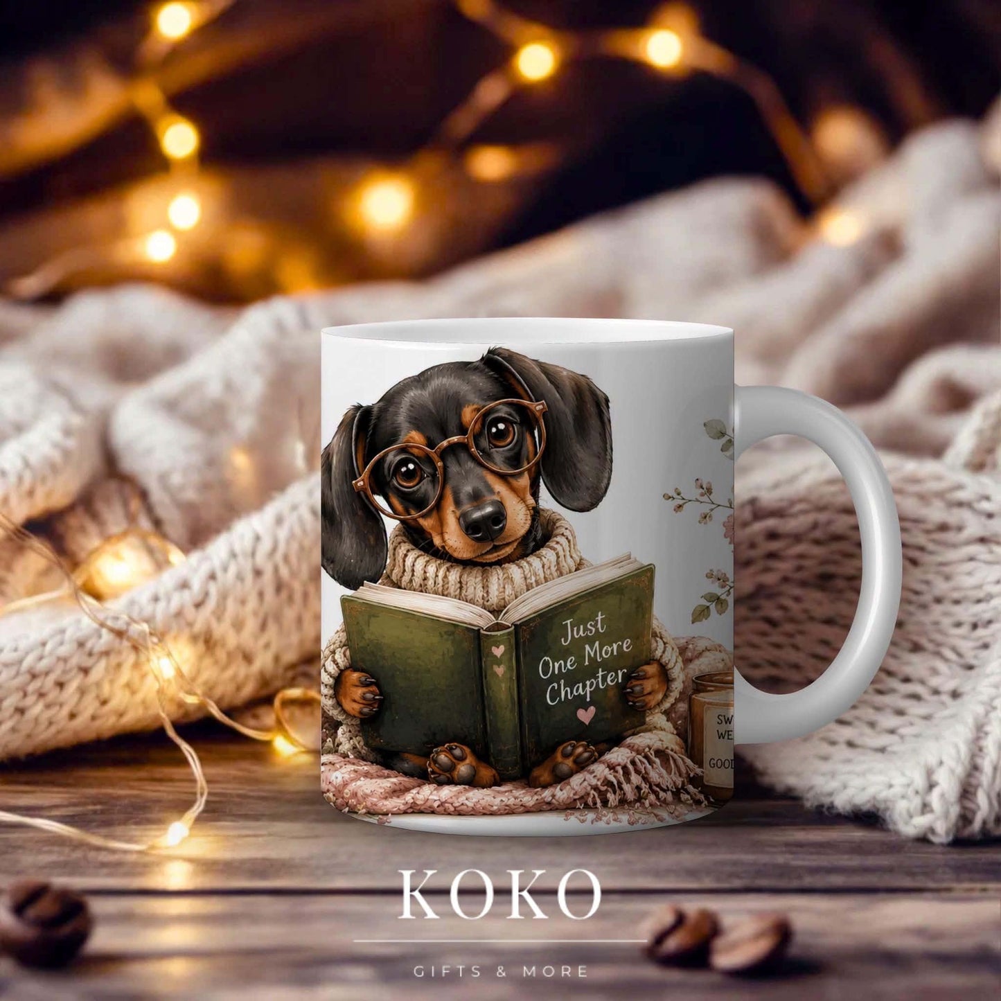 Dog Book Mug