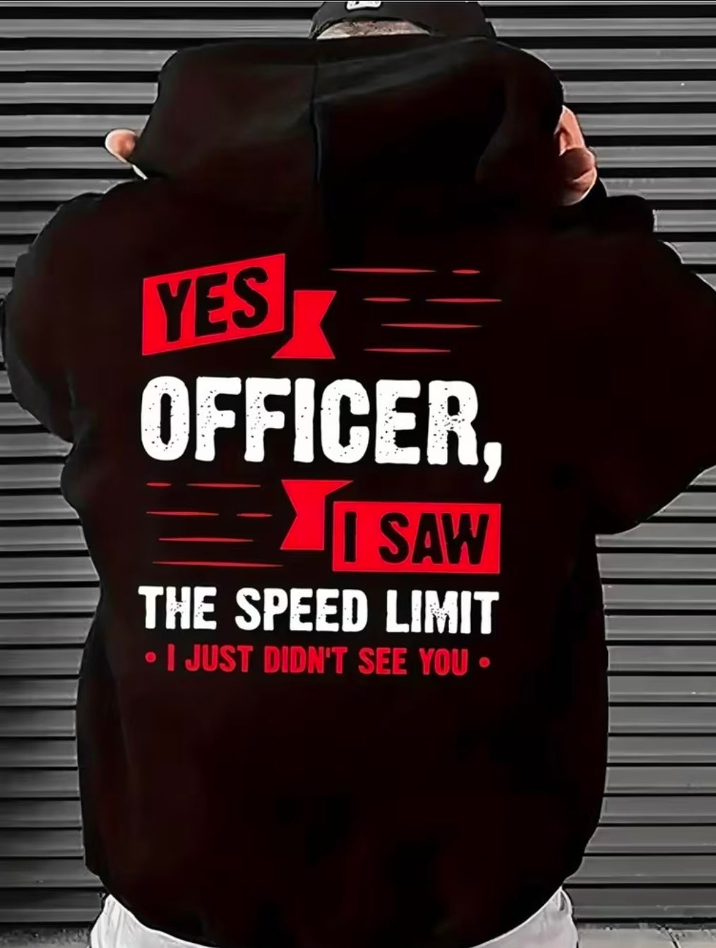 Funny Yes Officer Hoodie