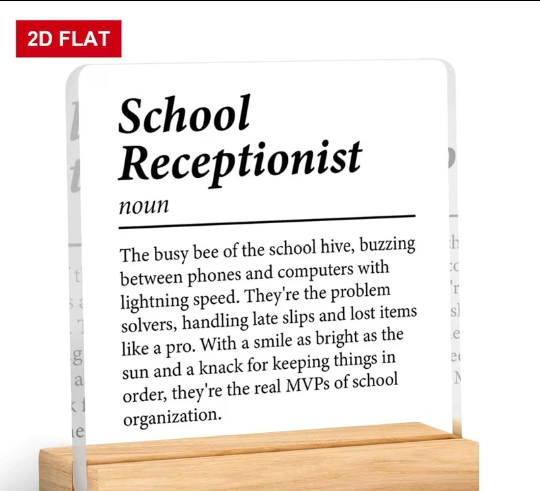 School Receptionist Gift