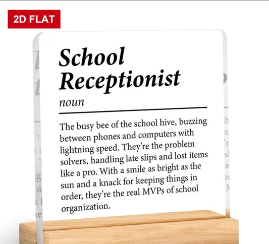 School Receptionist Gift