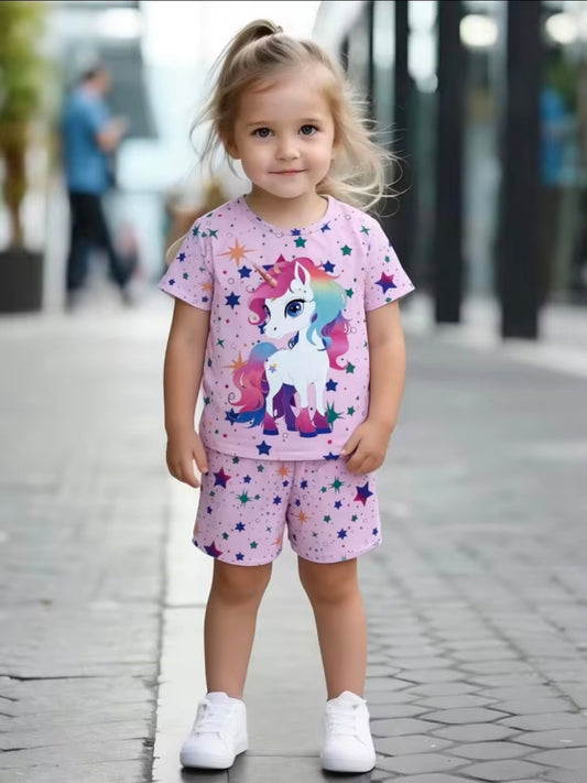 Unicorn Short Set