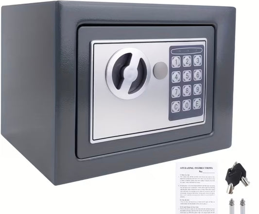 Electronic Digital Safe Box 4.6L With 2 Safety Keys
