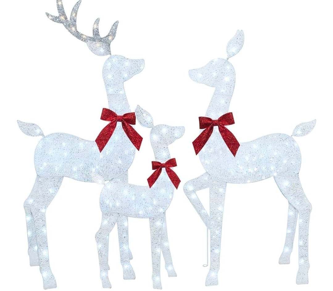 3 Set LED Reindeer