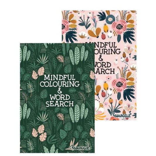 Mindfulness Colouring Wordsearch Book Assorted