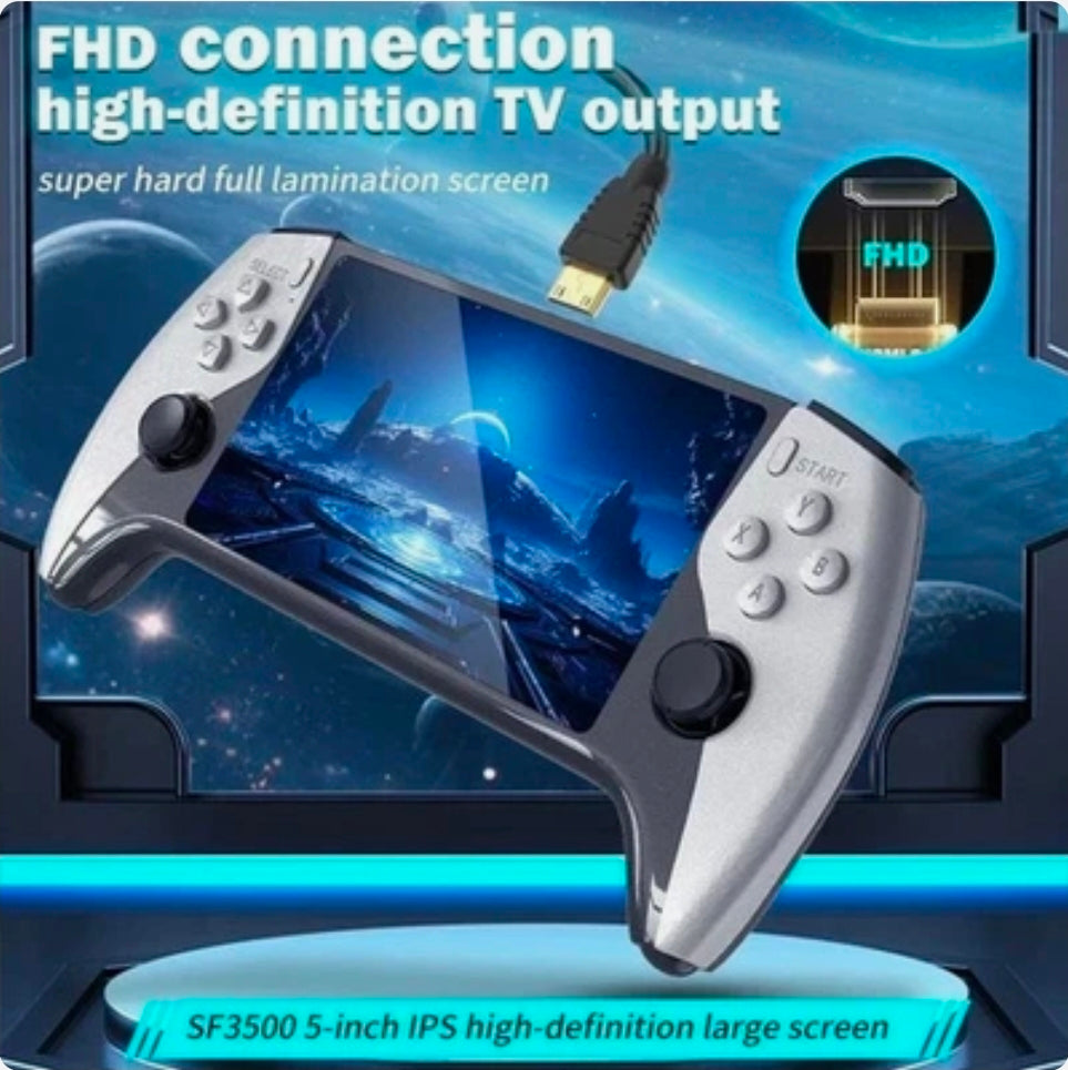 Handheld retro gaming console