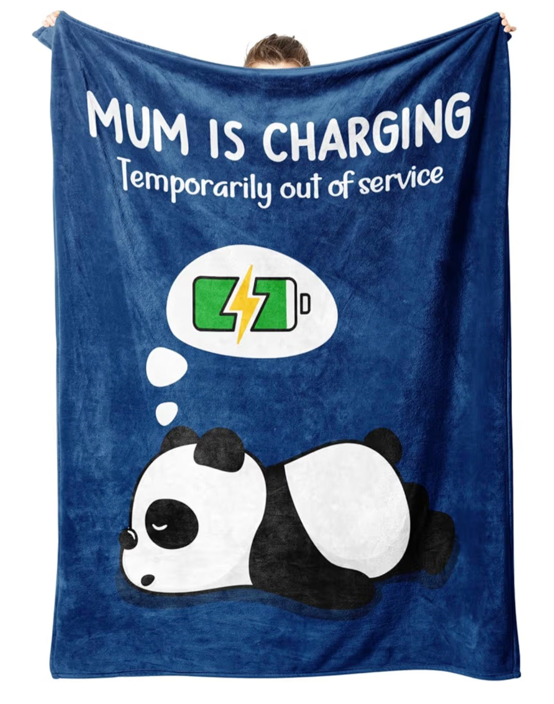 Mum is charging blanket
