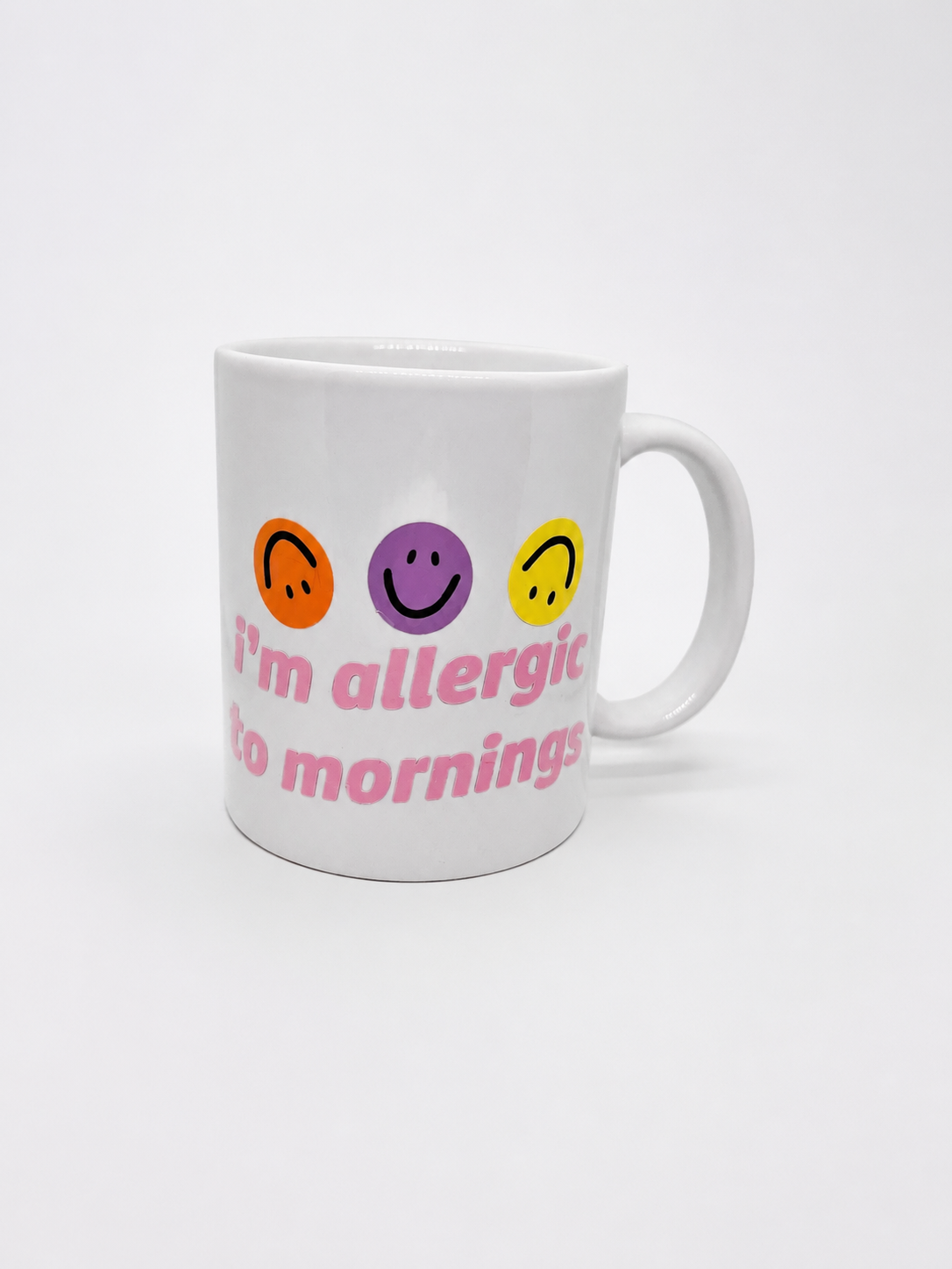 Allergic to mornings mug