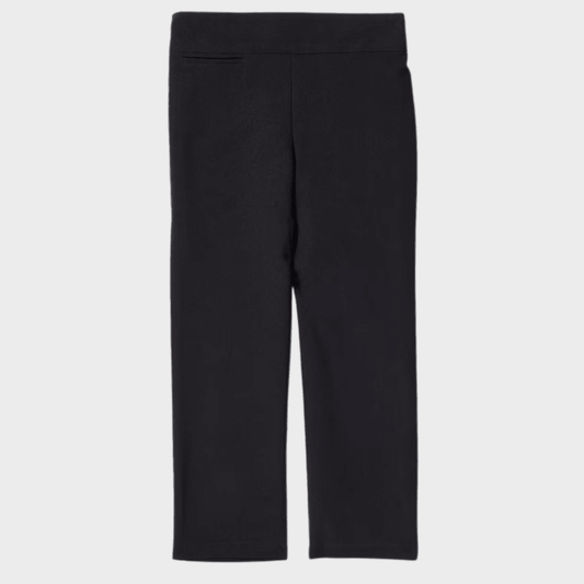 Girls Black Long School Trouser With Pockets