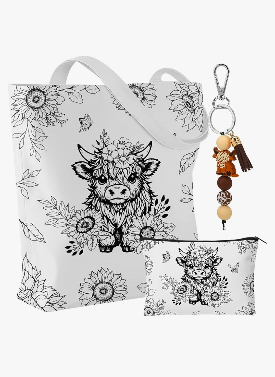 Highland Cow Tote Bag