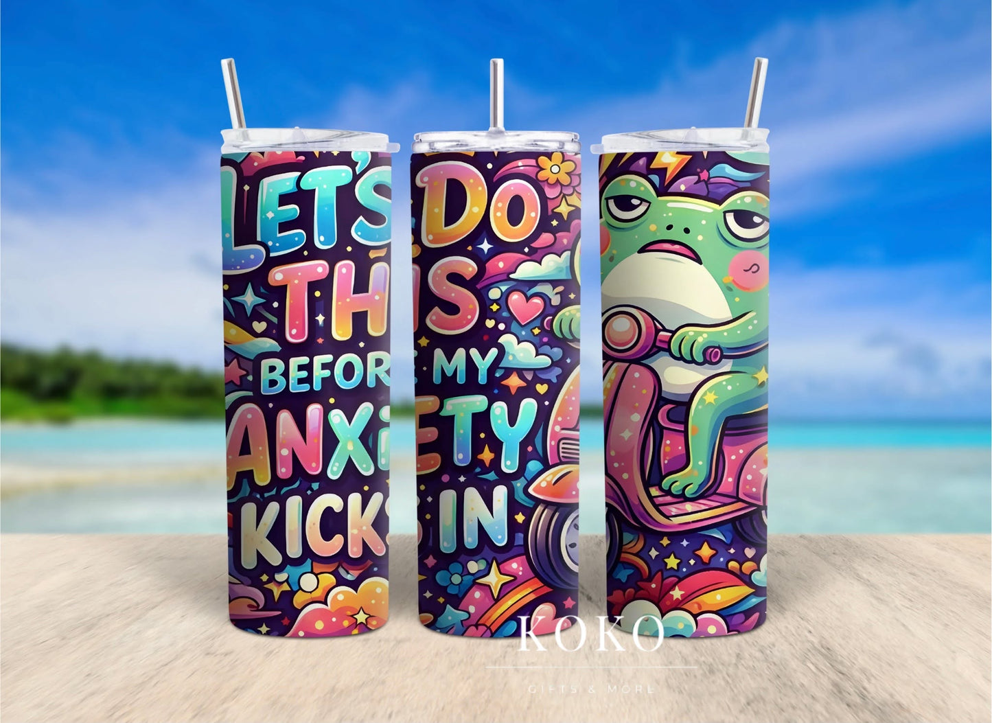 Anxiety Frog Tumbler
