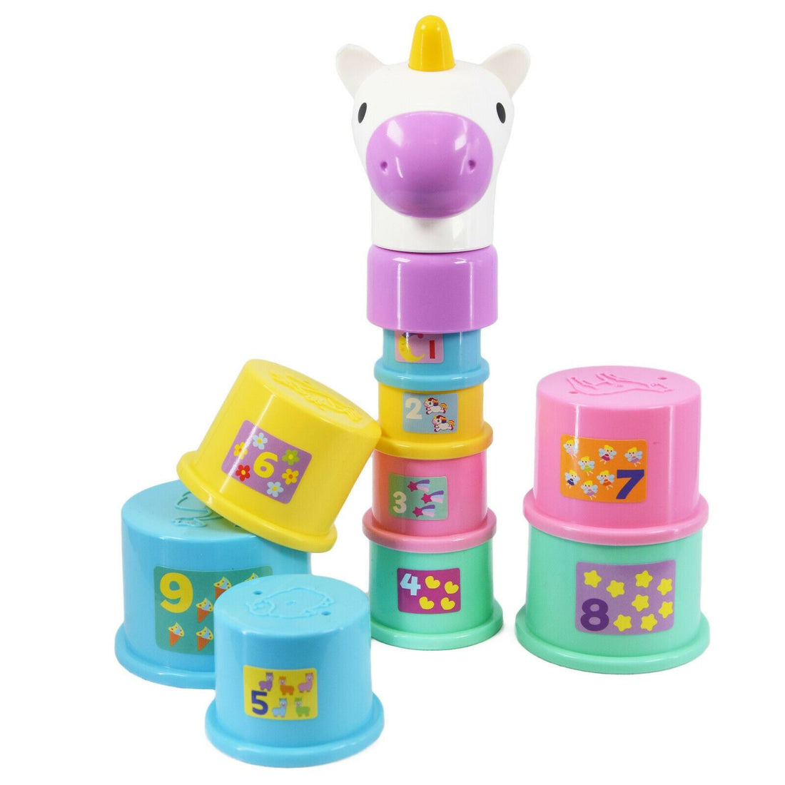 Unicorn Stacking Nesting Cup Block