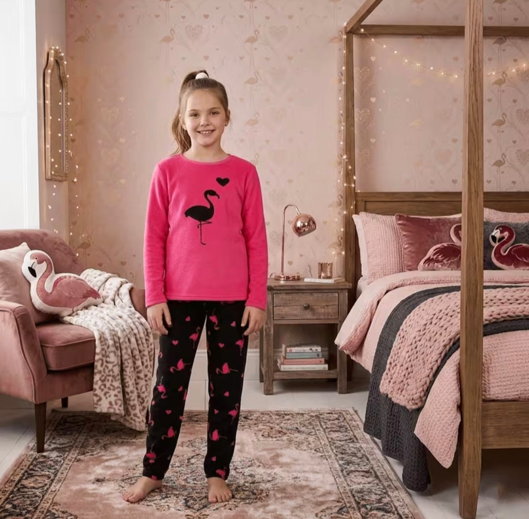 Flamingo fleece pyjamas