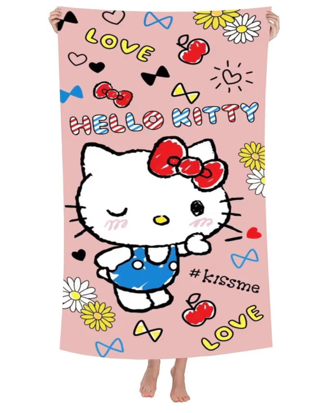 Kitty Beach Towel