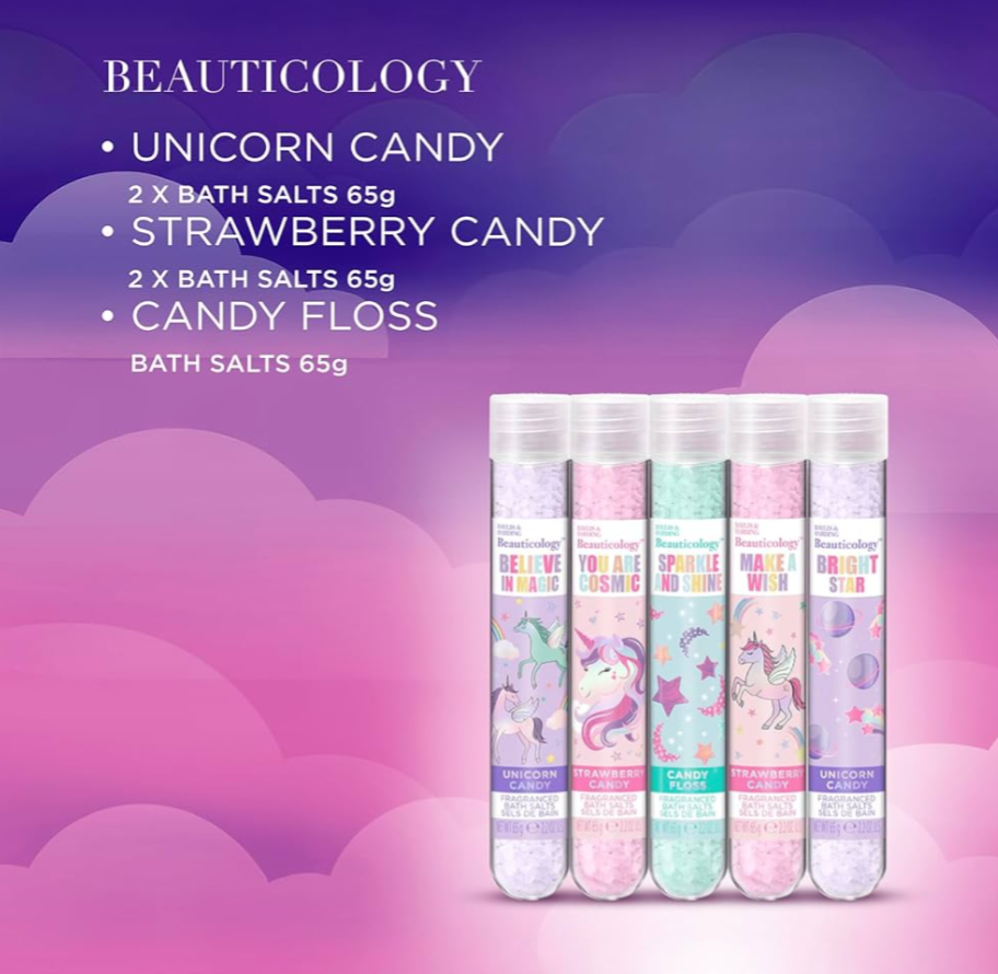 Baylis & Harding Beauticology Candy Sprinkled With Love Bath Salt Gift Set