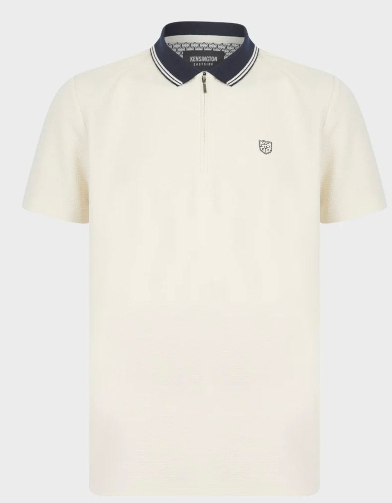 Mens Zip Neck Polo
