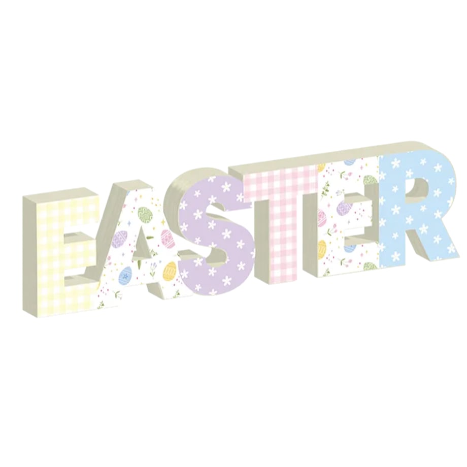 Easter Wooden Plaque 27cm